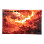 PatternPly® Transparent Eternal Flame sheet showing the pattern