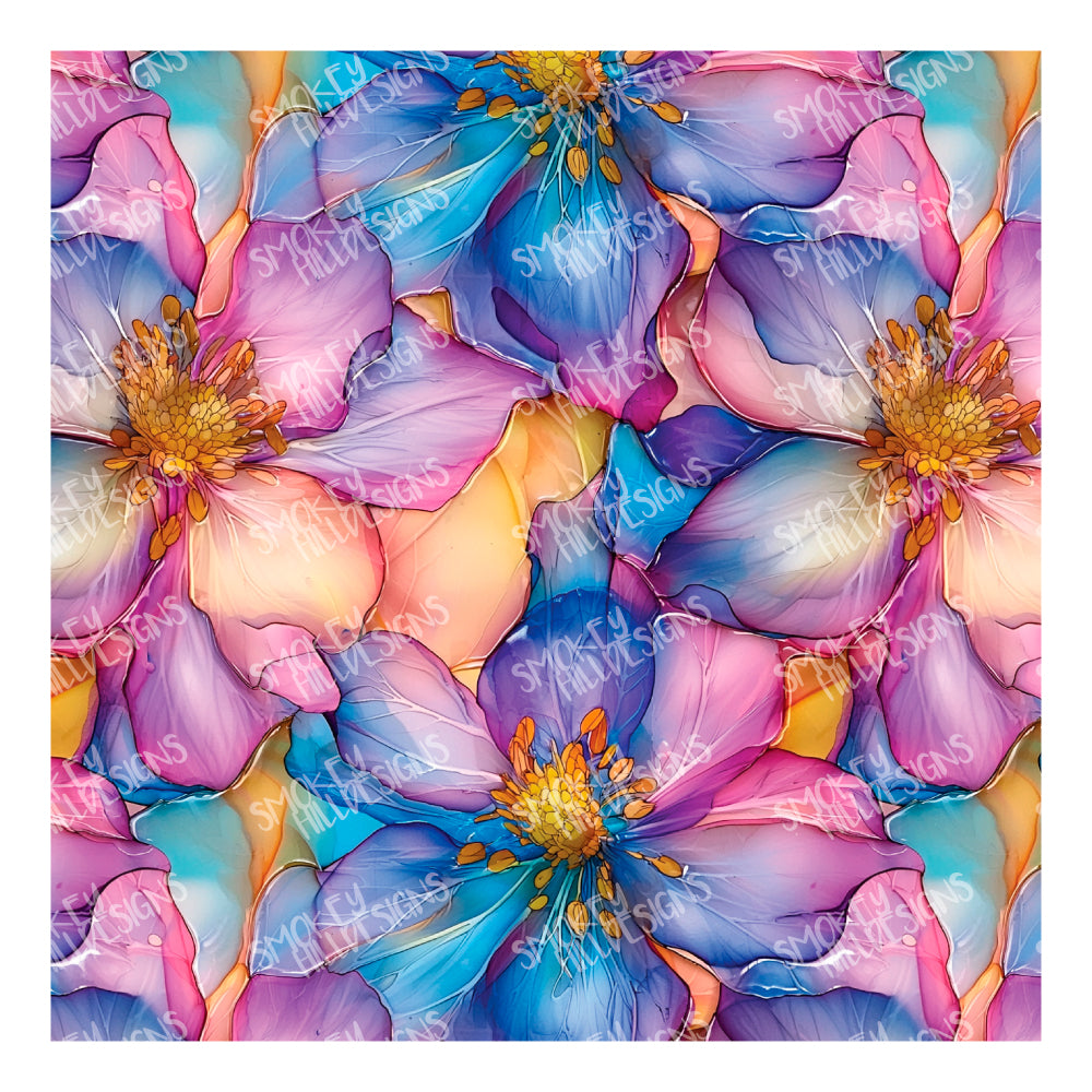 PatternPly® Full Coverage Ethereal Floral sheet showing the pattern