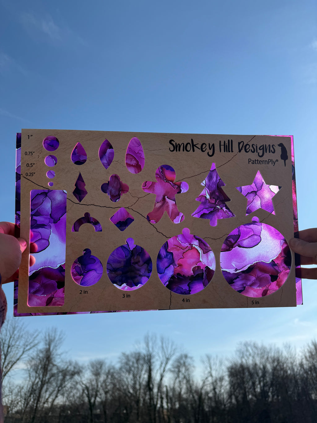 PatternPly® Transparent Purple Blooms product photo 2