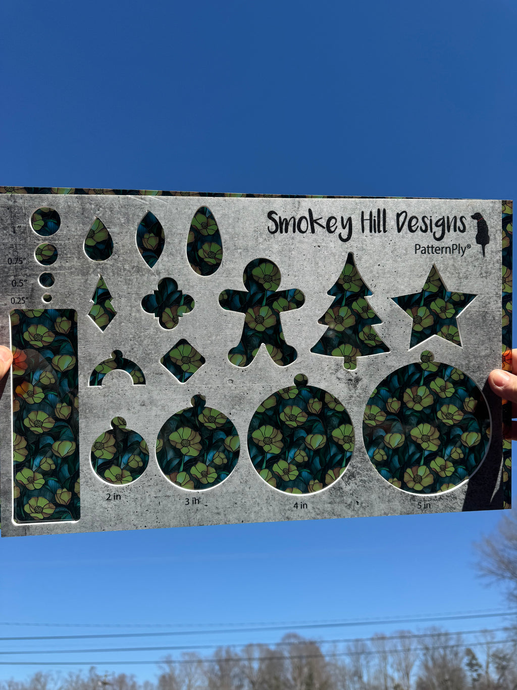 PatternPly® Transparent Stained Glass Buttercup LARGE product photo 2