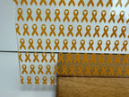 PatternPly® Scattered Light Orange Ribbons sheet showing the pattern
