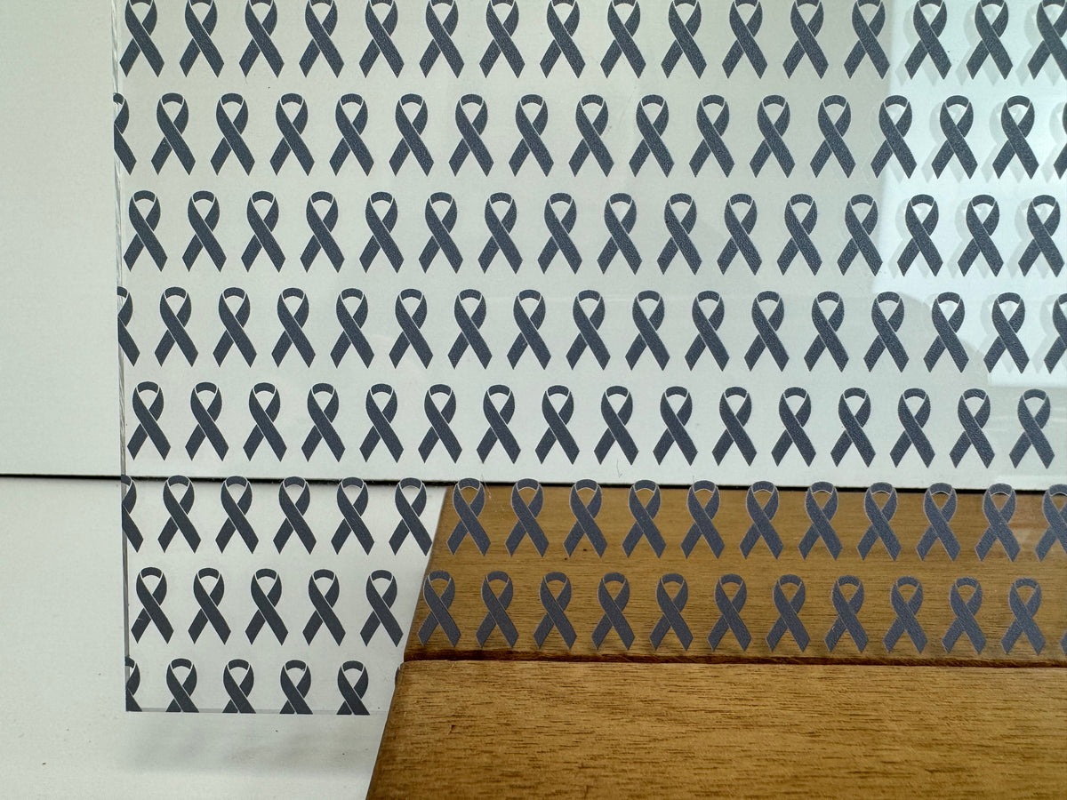 PatternPly® Scattered Gray Ribbons sheet showing the pattern