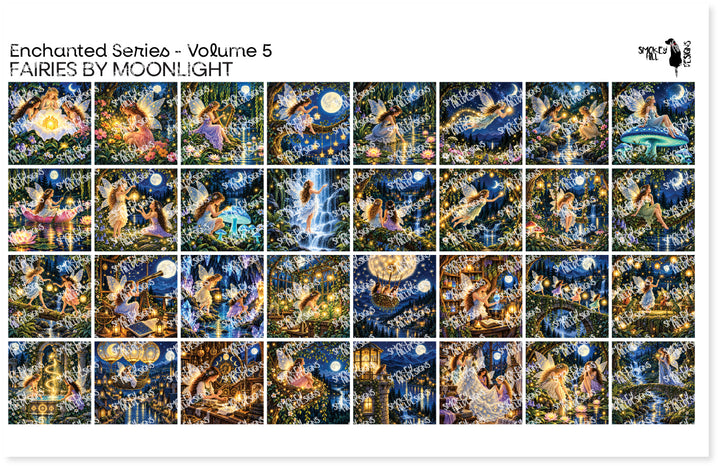 PatternPly® Transparent Enchanted Series Volume 5 Fairies by Moonlight Sampler