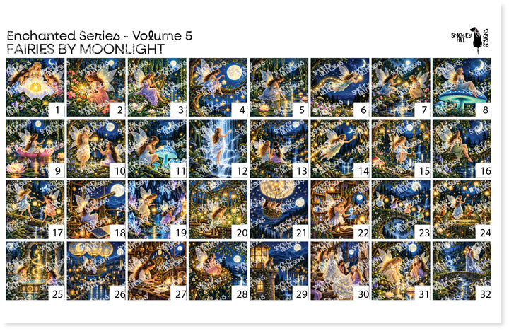 PatternPly® Transparent Enchanted Series Volume 5 Fairies by Moonlight Sampler