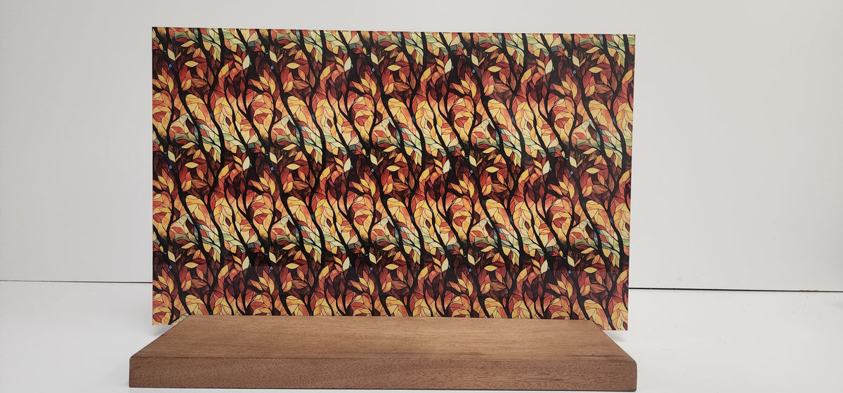 PatternPly® Full Coverage Fall Branches Stained Glass product photo 3
