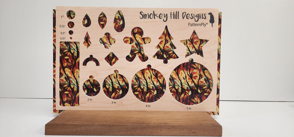 PatternPly® Full Coverage Fall Branches Stained Glass product photo 2