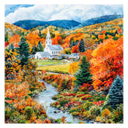 PatternPly® Transparent Fall Church sheet showing the pattern