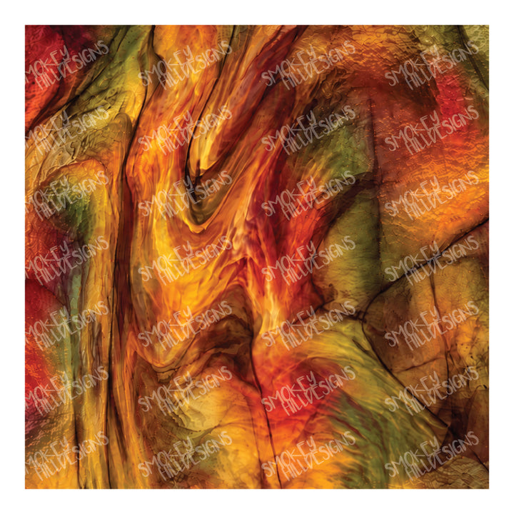 PatternPly® Full Coverage Realistic Fall Stained Glass