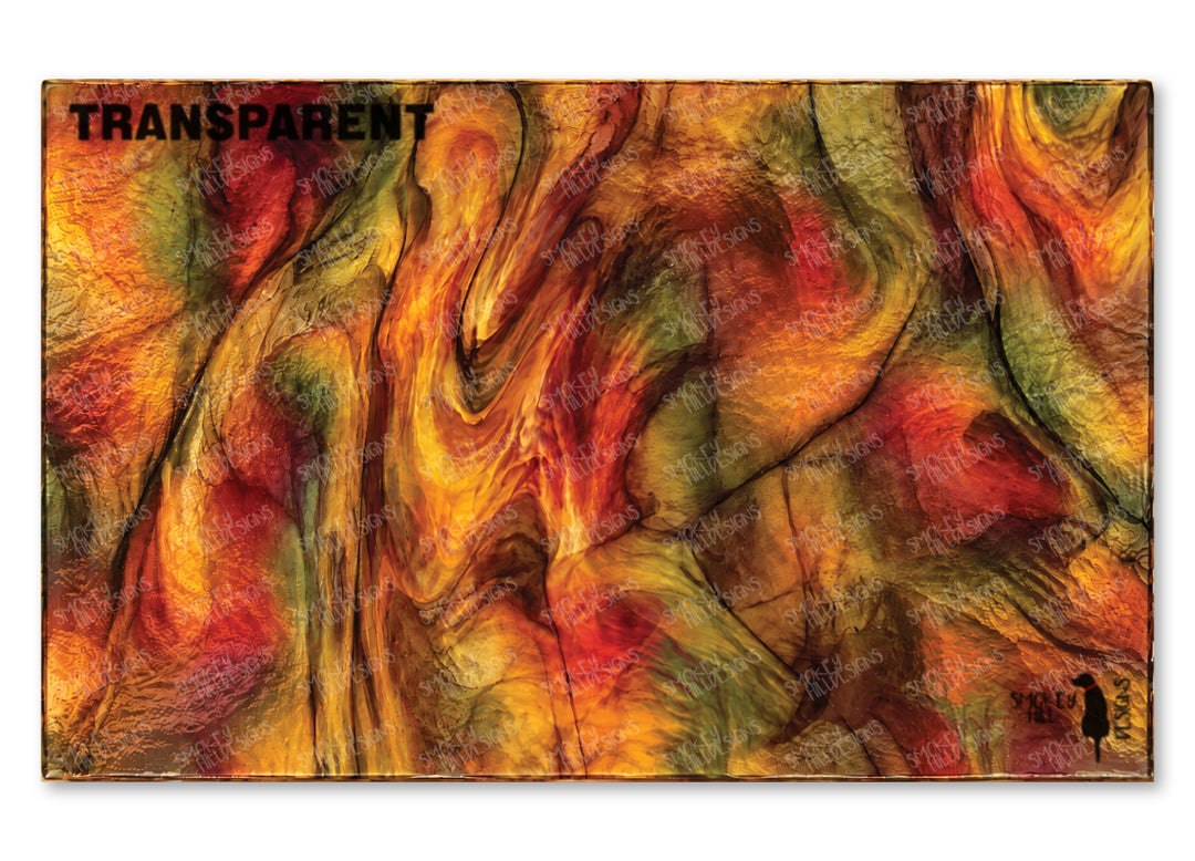 PatternPly® Transparent Realistic Fall Stained Glass