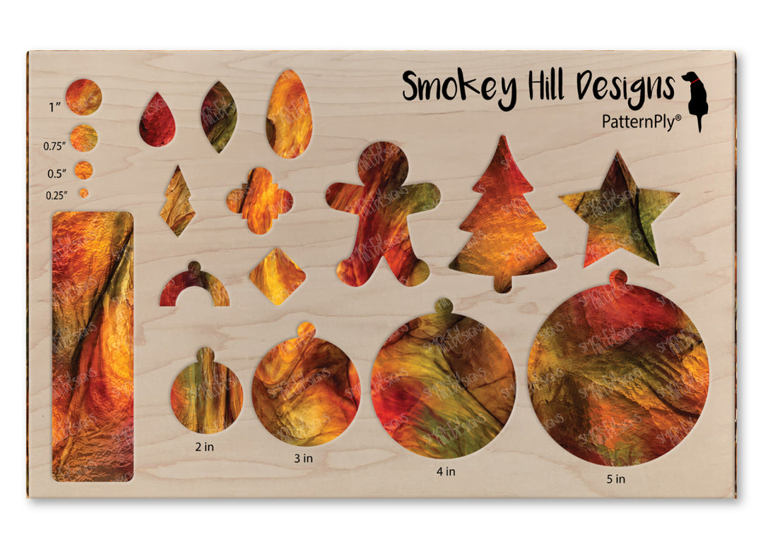 PatternPly® Full Coverage Realistic Fall Stained Glass