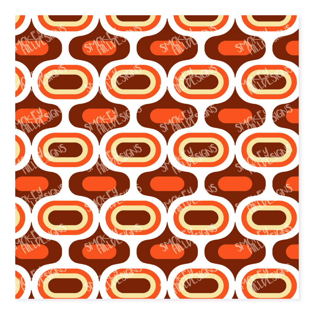 PatternPly® Scattered Fall Teardrop Trio