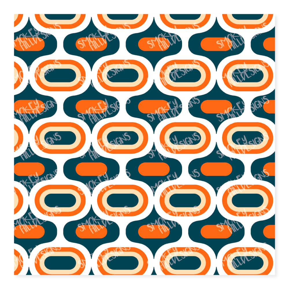 PatternPly® Scattered Fall Teardrop Trio
