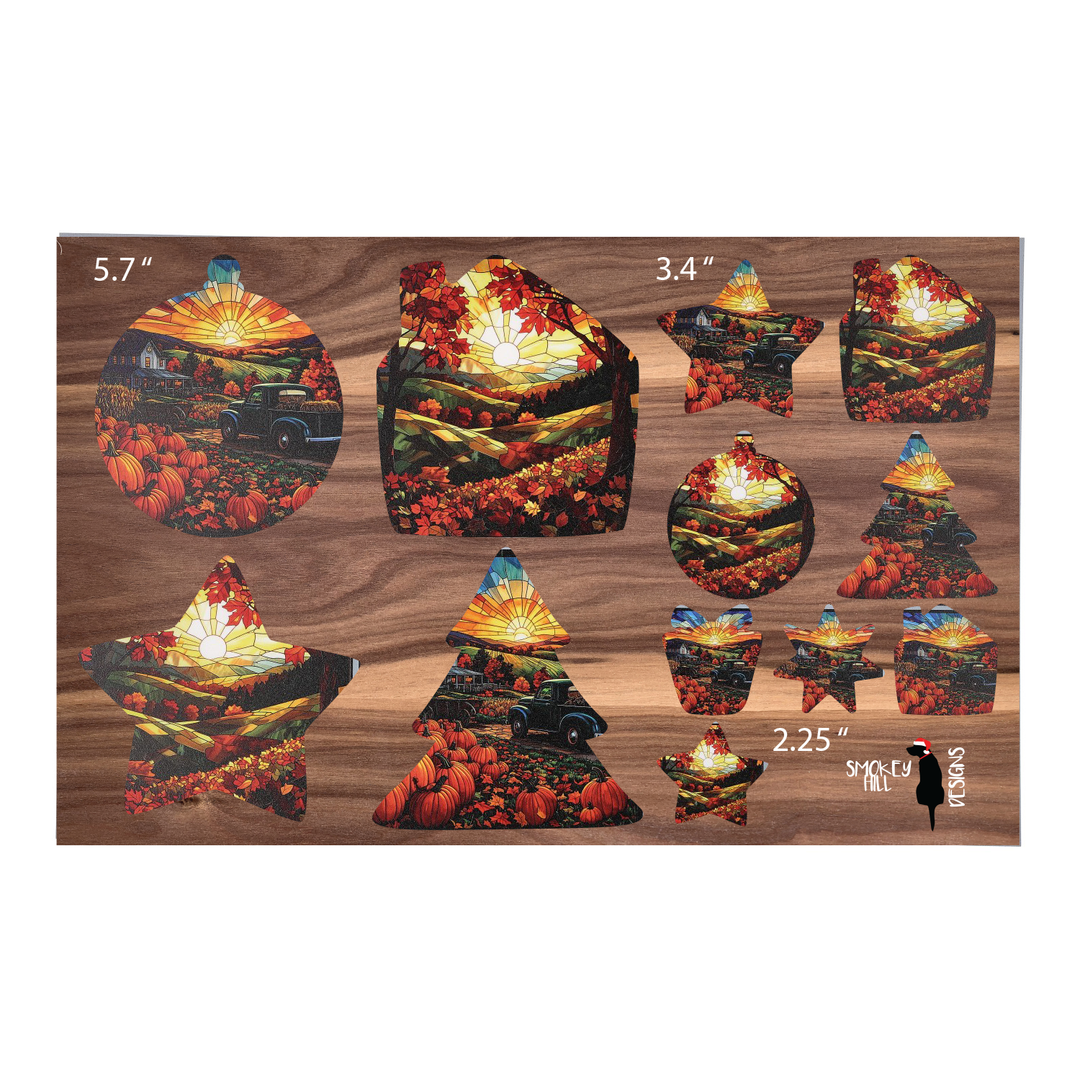 PatternPly® Full Coverage Farm Fresh Pumpkin 3 sizes