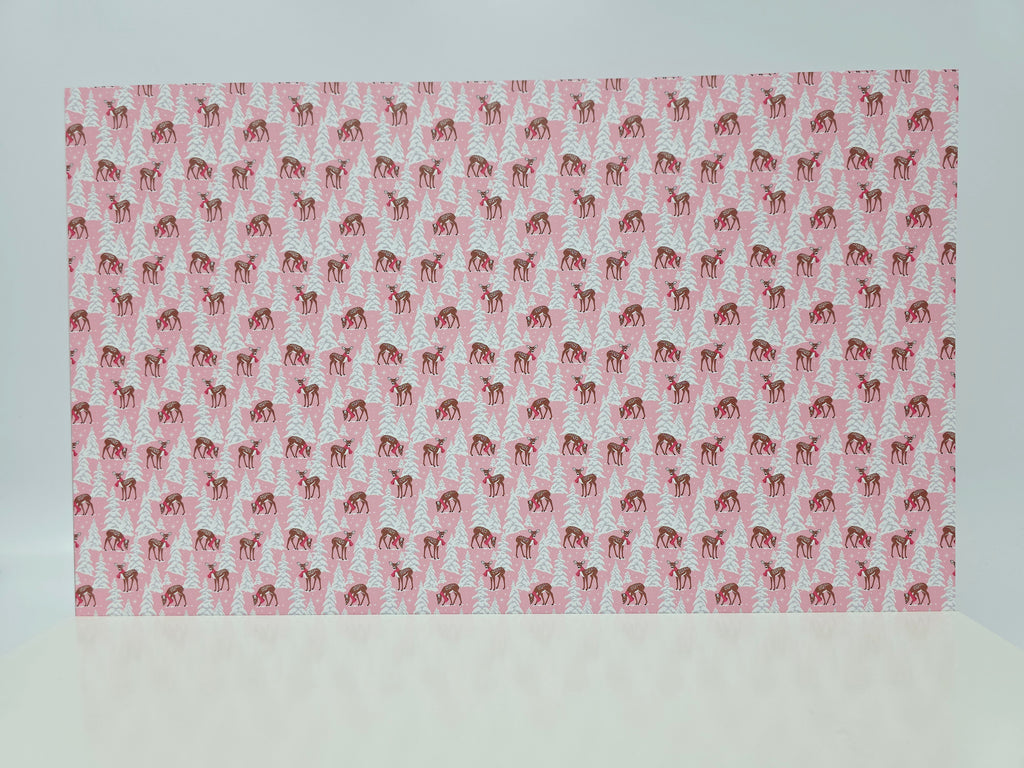 PatternPly® Full Coverage Fawn in the Snow Pink product photo 2