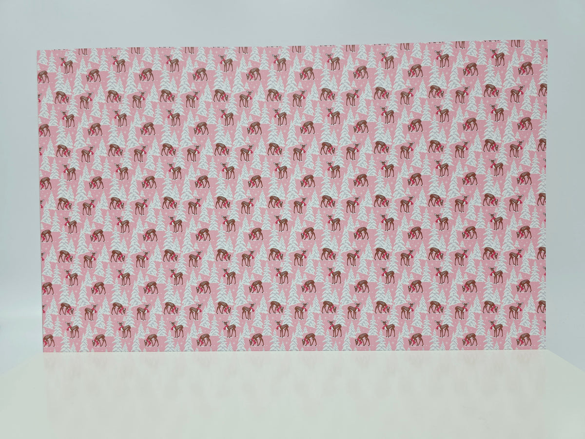 PatternPly® Full Coverage Fawn in the Snow Pink product photo 2