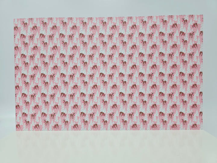 PatternPly® Full Coverage Fawn in the Snow Pink