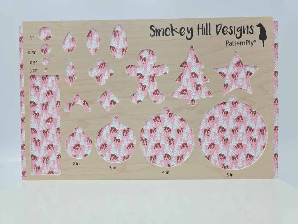 PatternPly® Full Coverage Fawn in the Snow Pink product photo 3