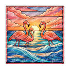 PatternPly® Transparent Flamingo Series Volume 1 Flamingo Fever 18 art scene artwork