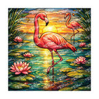 PatternPly® Transparent Flamingo Series Volume 1 Flamingo Fever 20 art scene artwork