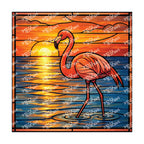 PatternPly® Transparent Flamingo Series Volume 1 Flamingo Fever 29 art scene artwork