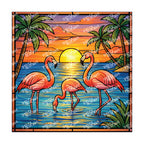 PatternPly® Transparent Flamingo Series Volume 1 Flamingo Fever 31 art scene artwork