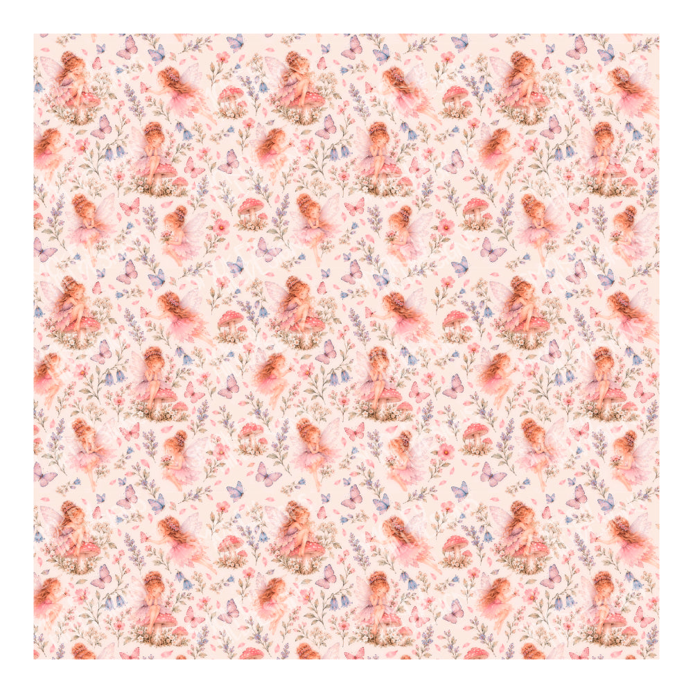 PatternPly® Full Coverage Flutter And Bloom sheet showing the pattern