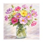 PatternPly® Transparent Forever Flowers Series Volume 1 Floral Vases 17 art scene artwork