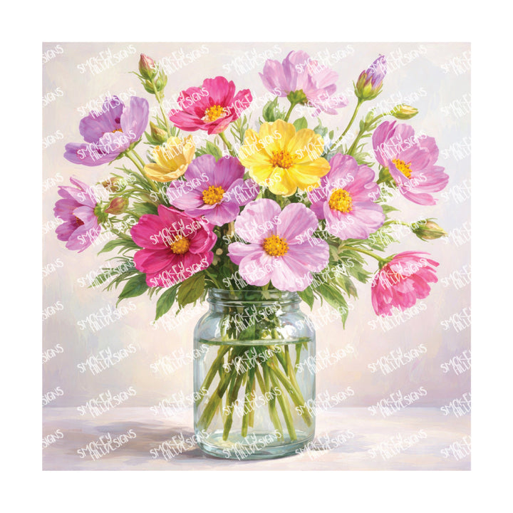 PatternPly® Transparent Forever Flowers Series Volume 1 Floral Vases 17