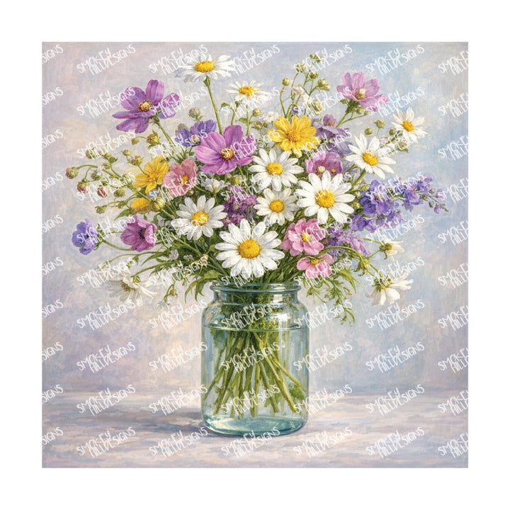 PatternPly® Transparent Forever Flowers Series Volume 1 Floral Vases 24