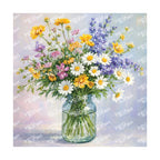 PatternPly® Transparent Forever Flowers Series Volume 1 Floral Vases 26 art scene artwork