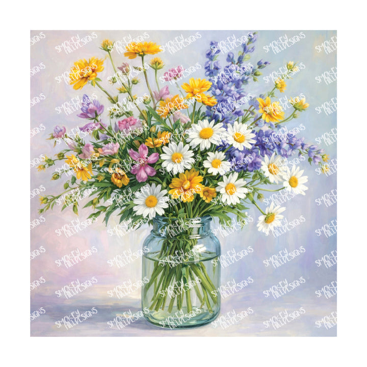PatternPly® Transparent Forever Flowers Series Volume 1 Floral Vases 26