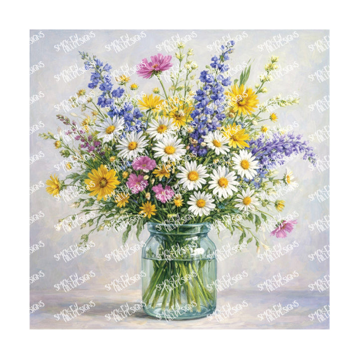 PatternPly® Transparent Forever Flowers Series Volume 1 Floral Vases 4