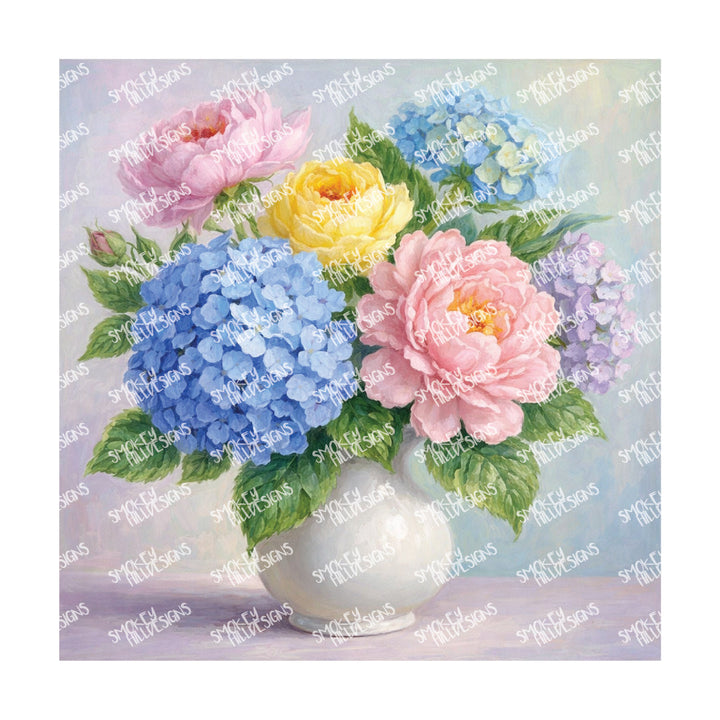 PatternPly® Transparent Forever Flowers Series Volume 1 Floral Vases 6