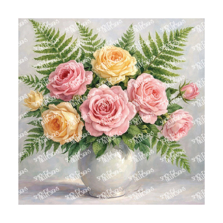 PatternPly® Transparent Forever Flowers Series Volume 1 Floral Vases 9