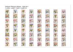PatternPly® Full Coverage Forever Flowers Volume 1 Floral Vases Teeny Sampler: sampler sheet of small art scene designs