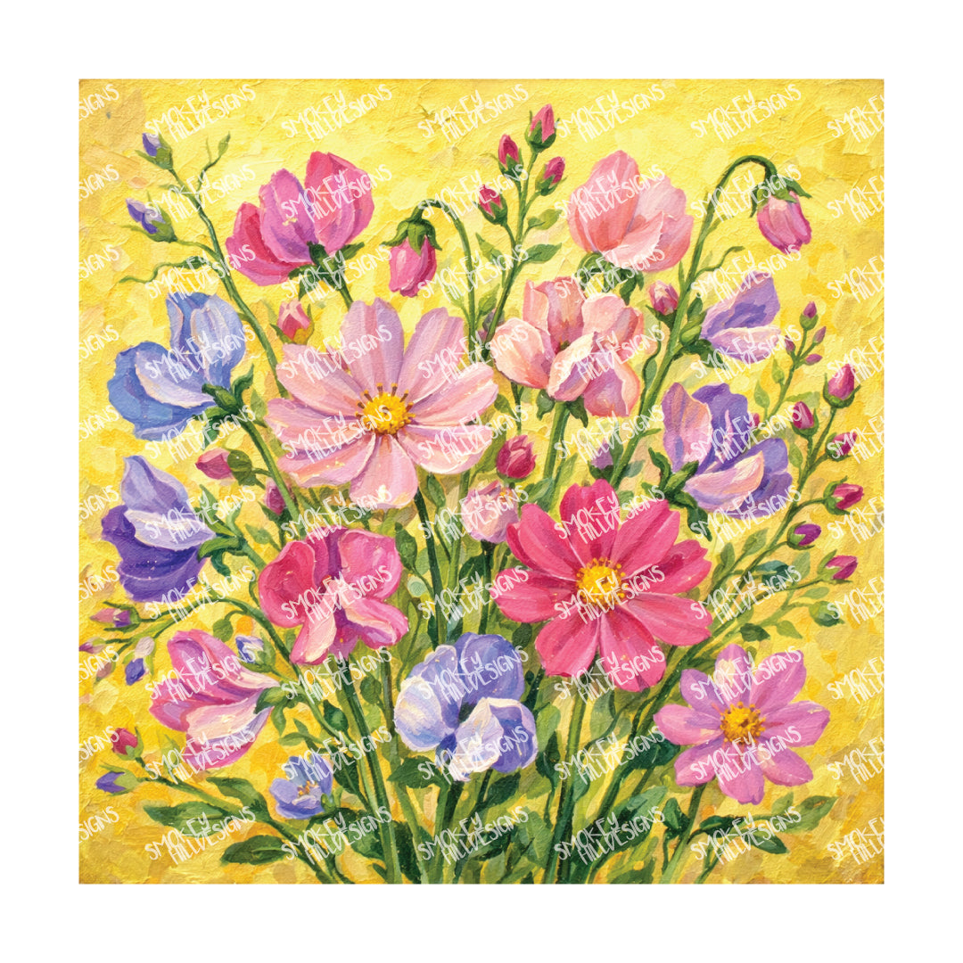 PatternPly® Full Coverage Forever Flowers Series Volume 2 Garden Flowers 29 art scene artwork