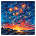 PatternPly® Transparent Fourth Fireworks product photo 3