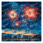 PatternPly® Full Coverage Fourth Fireworks product photo 3