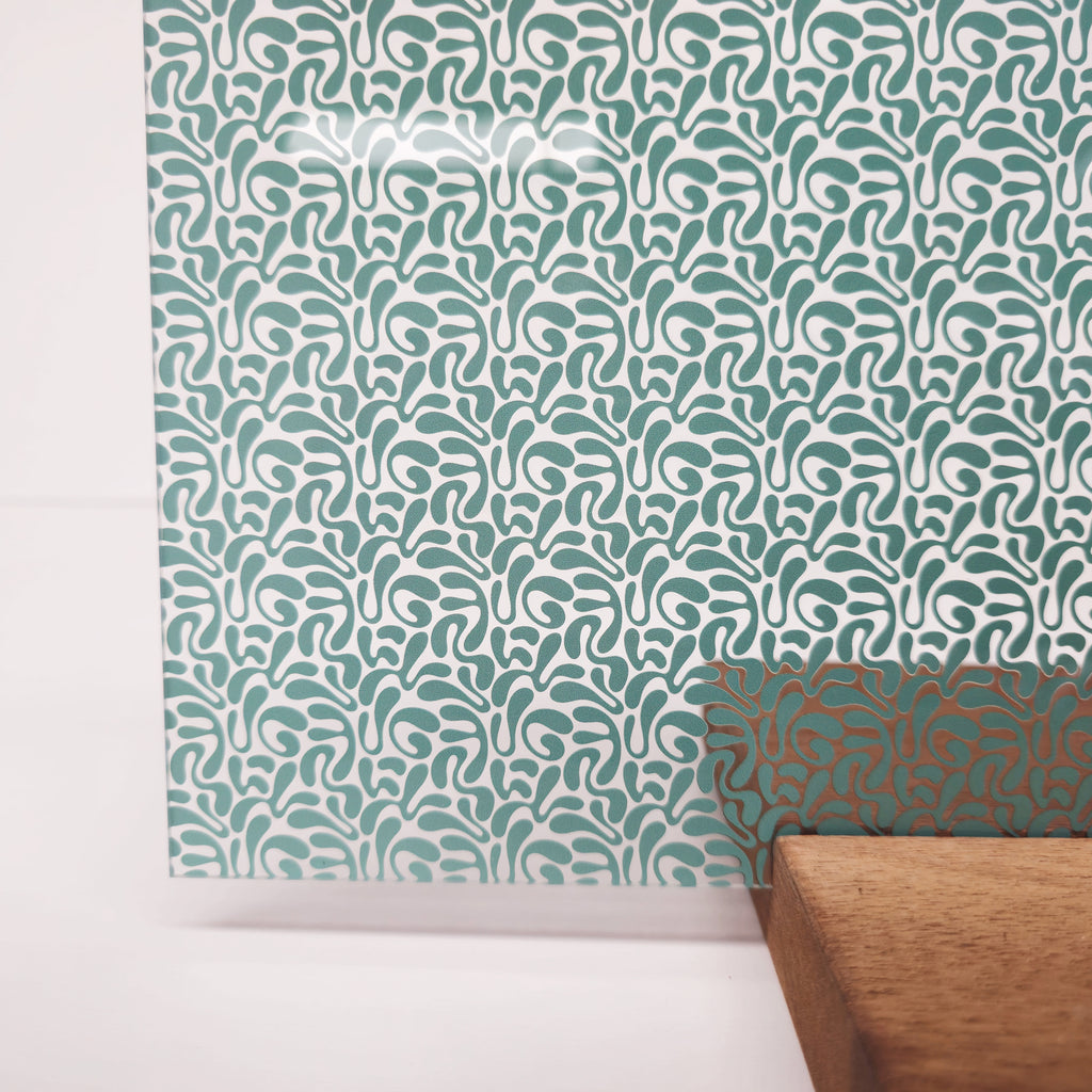 PatternPly® Scattered Freeform Sage sheet showing the pattern