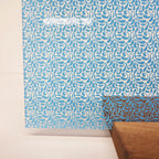 PatternPly® Scattered Freeform Sky Blue sheet showing the pattern