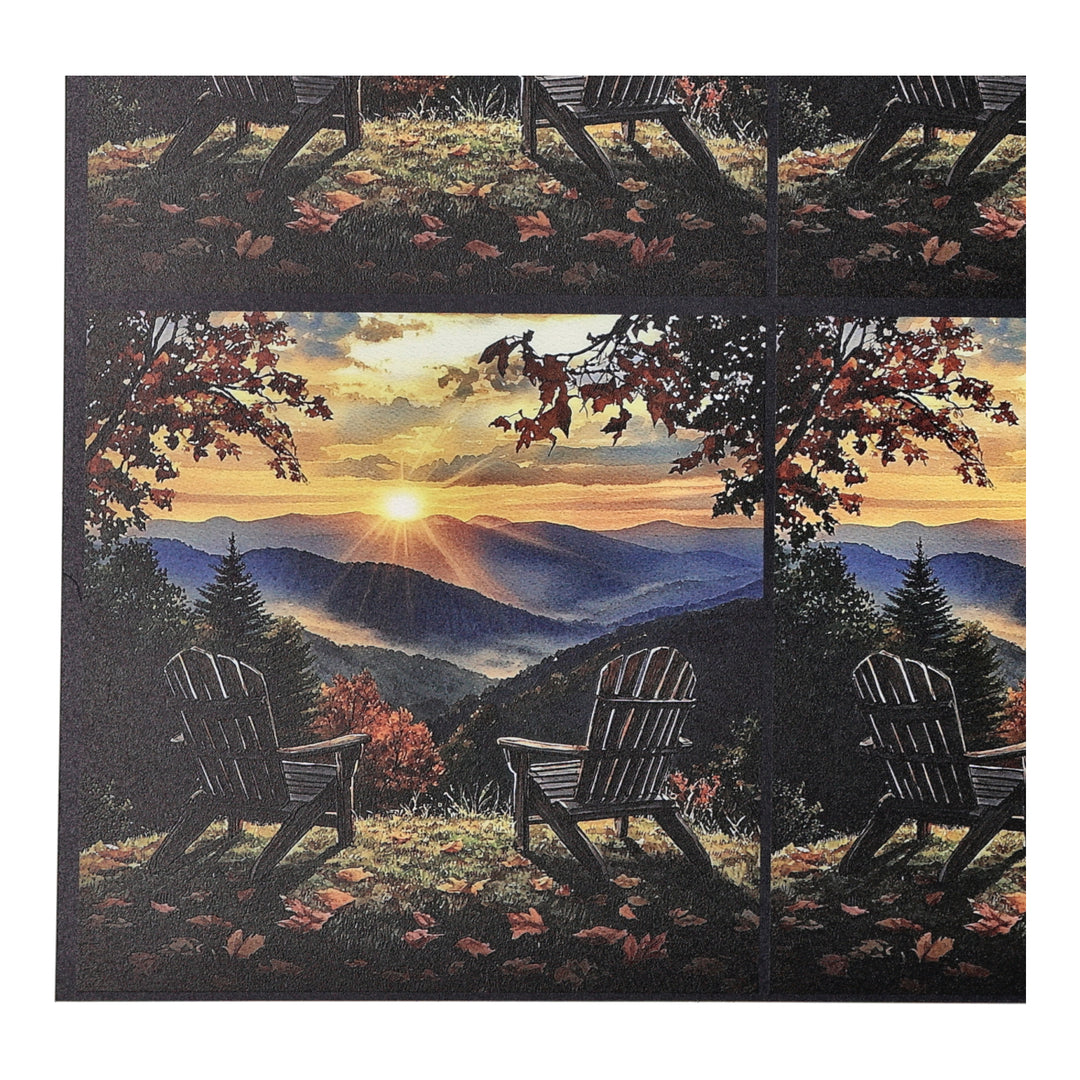 PatternPly® Full Coverage Adirondack Sunrise Three Sizes