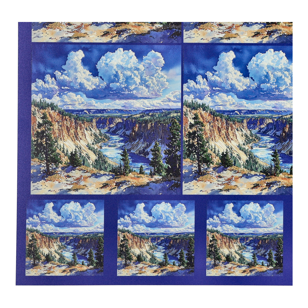 PatternPly® Full Coverage Yellowstone Gorge Two Sizes