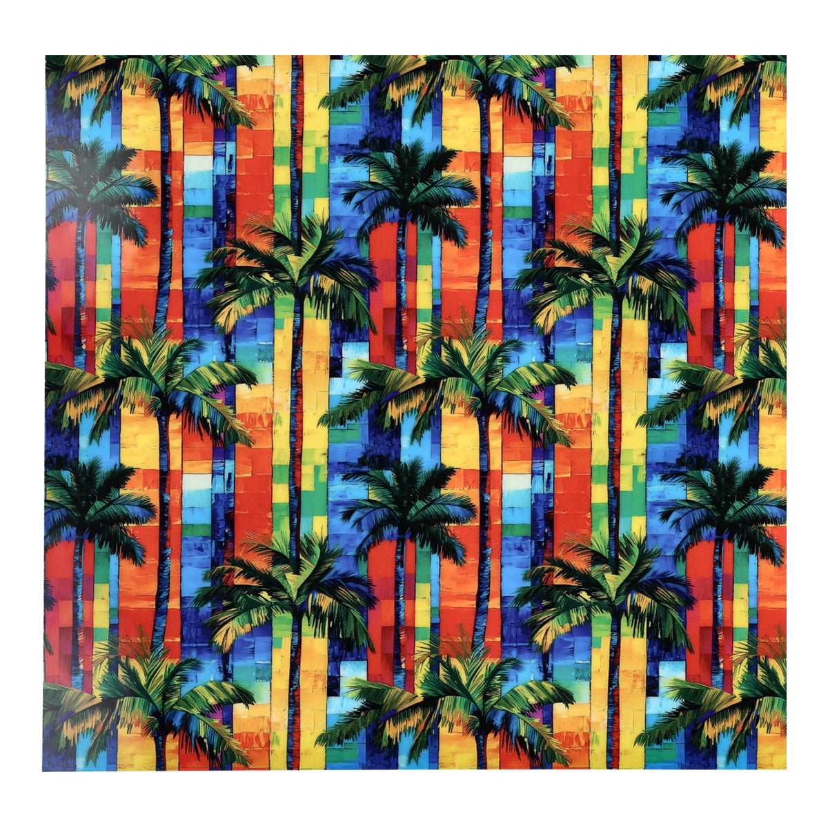 PatternPly® Full Coverage Vibrant Palms sheet showing the pattern