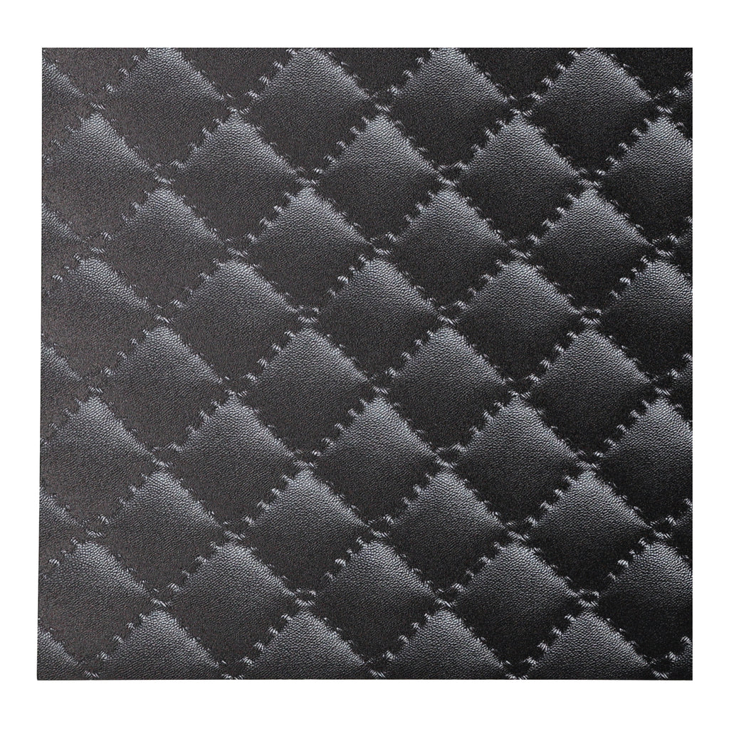 PatternPly® Full Coverage Quilted Leather sheet showing the pattern