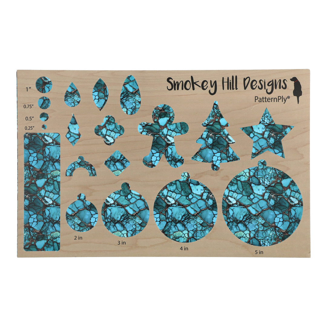 PatternPly® Full Coverage Natural Turquoise