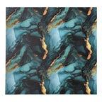 PatternPly® Full Coverage Seafoam and Gold Ink sheet showing the pattern