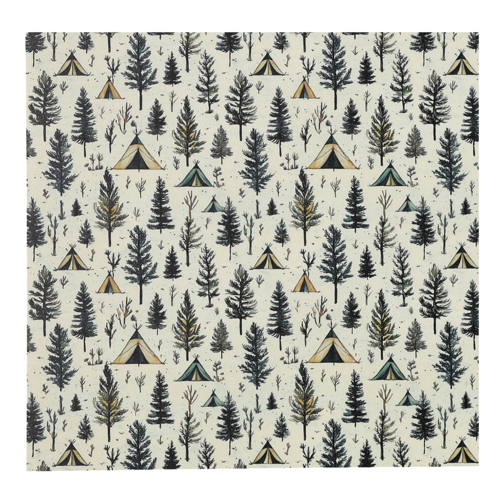 PatternPly® Full Coverage Rustic Tents sheet showing the pattern