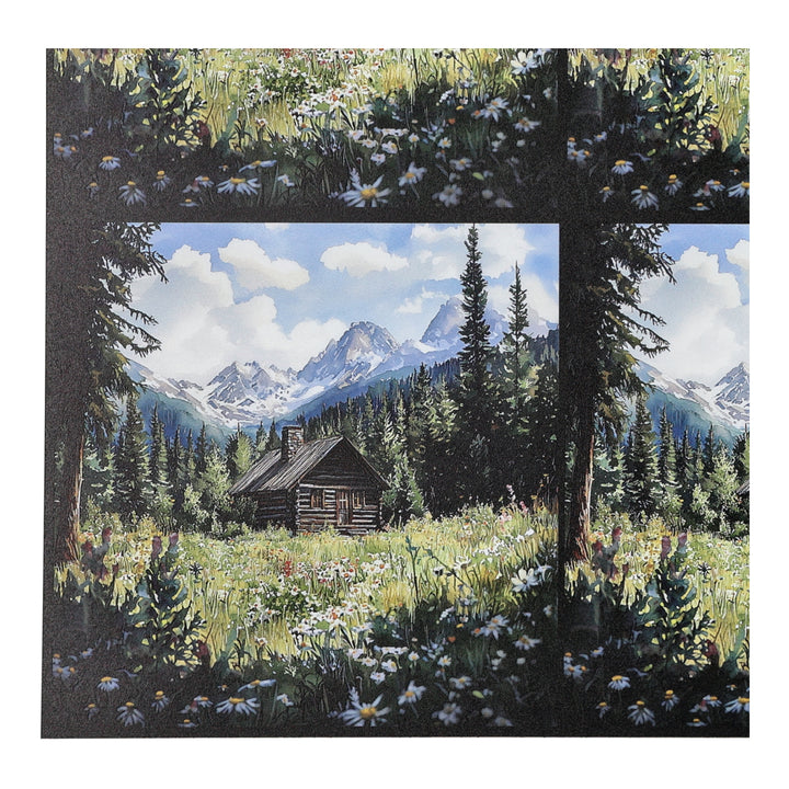 PatternPly® Full Coverage Mountain Cabin Three Sizes