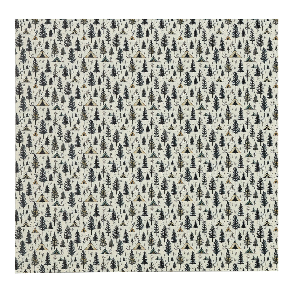 PatternPly® Full Coverage Rustic Tents Micro sheet showing the pattern
