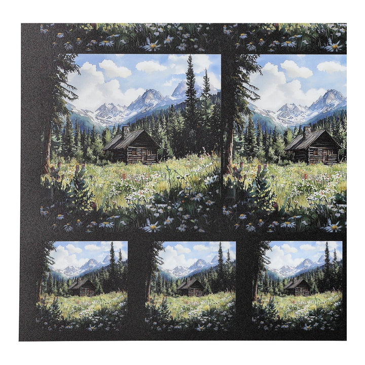 PatternPly® Full Coverage Mountain Cabin Two Sizes